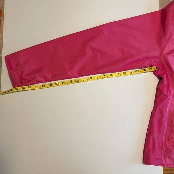 Columbia rain jacket 2 tone pink Omni-tech waterproof girls size M - Picture 5 of 10